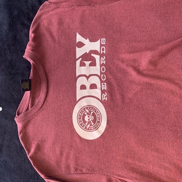 Obey Other - Obey Records T-Shirt Obey Other - Obey Records T-Shirt